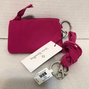 Vera Bradley Zip Id & Landyard